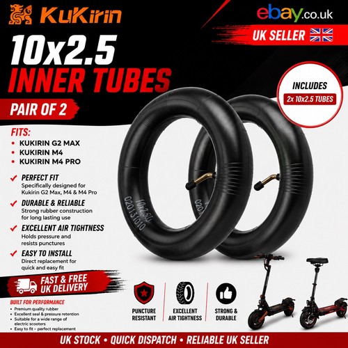 10x2 inner tubes - 2x, 10x2.5